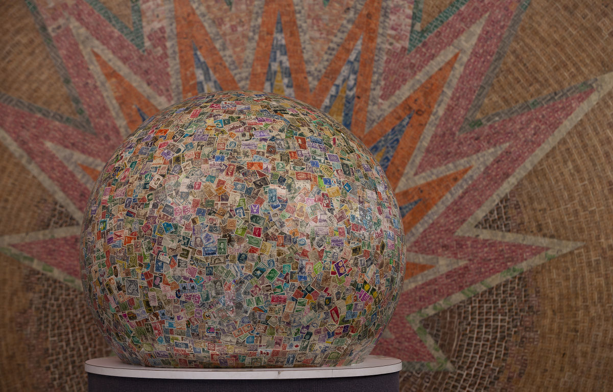 World's Largest Stamp Ball